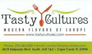 Tasty cultures business card