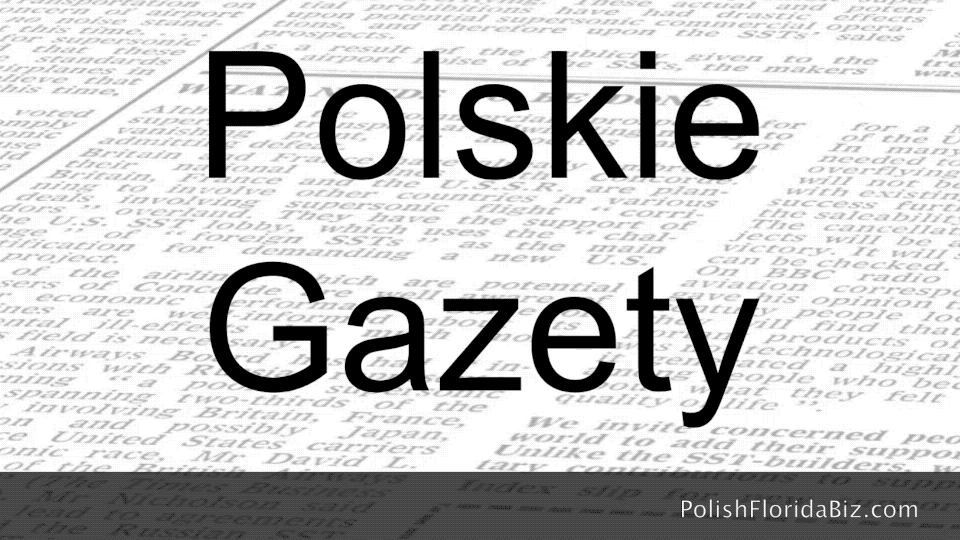Polskie, Gazety, Polska, Floryda, USA, Agnieszka, Aga, Piasecka