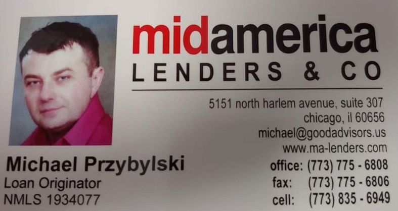 Michael Przybylski, Loan Originator, Mortgage, Broker, Polski, Polish, Real Estate, Nieruchomości, Kredyty, Pożyczki, Dom